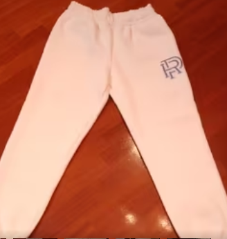 Pantalone tuta Revisite' Paris colore bianco xl