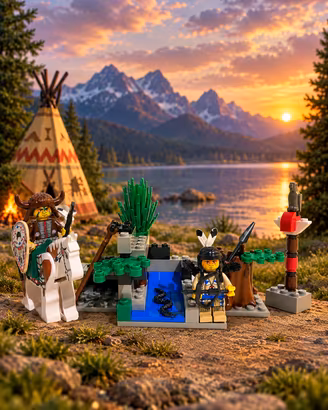 Lego Western 6718 - Raindance Ridge - 1997