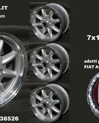 Cerchi minilite 7x 15 4x98 et0 fiat lancia alfa