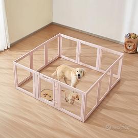 Box per Parto di Cani Cuccioli 154x150x60 cm Kit