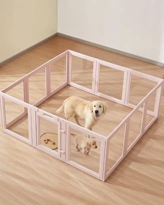 Box per Parto di Cani Cuccioli 154x150x60 cm Kit