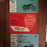 Cataloghi ricambi  e manutenzioni e listini moto