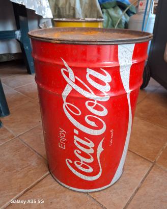 Barile in latta COCA COLA