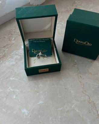 Anello DonnaOro Oro Bianco 18kt (con certificato)