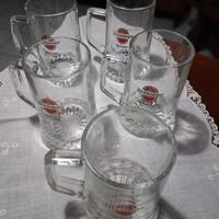 9 pezzi BOCCALE BIRRA Bicchiere con Manico