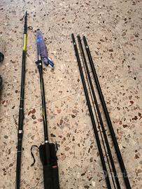Canne da surf casting/ beach ledgernuove mai usate