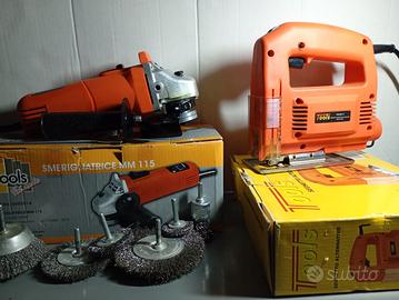 Smerigliatrice + seghetto alternativo+ spazzole