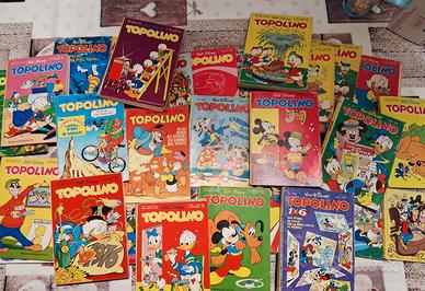 Lotto fumetti Topolino anni ’70-'80-'90