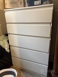 Cassettiera IKEA Kullen (versione a 5 cassetti)