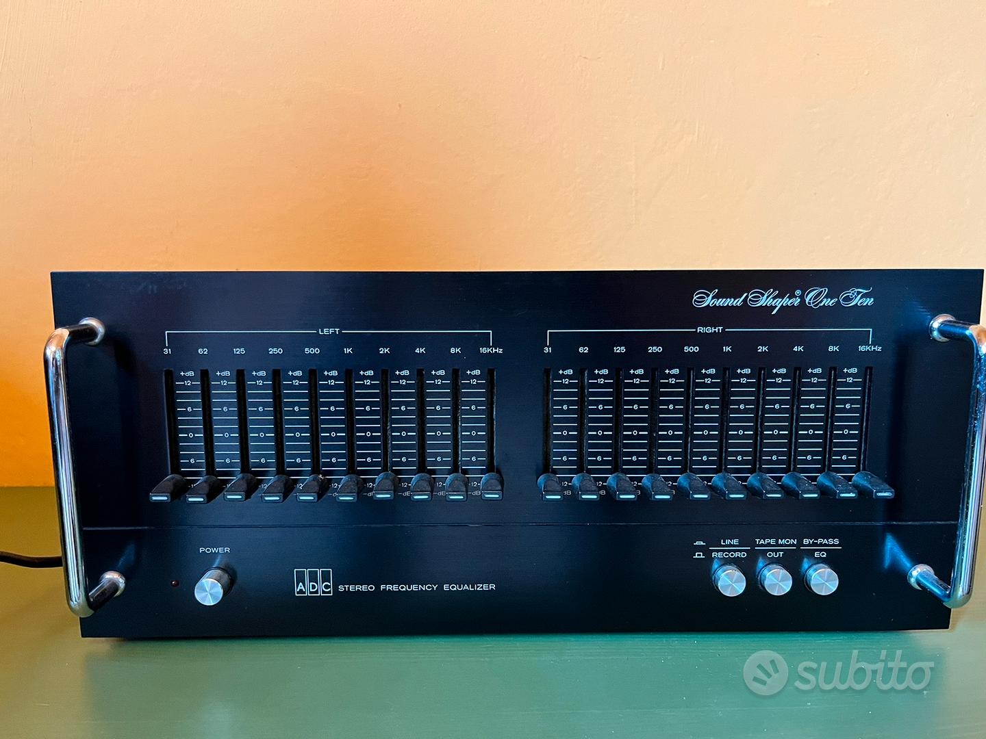 ADC Equalizzatore Sound Shaper SS-110 Vintage - Audio/Video In vendita a  Bologna