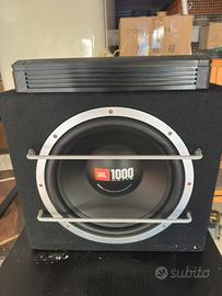 Impianto Car Audio Completo: Sub/Ampl/kit2vie