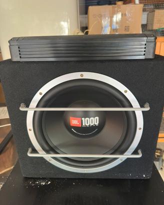 Impianto Car Audio Completo: Sub/Ampl/kit2vie