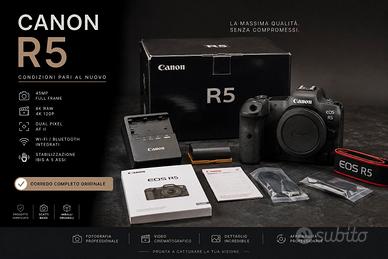 Canon EOS R5 - mirrorless professionale