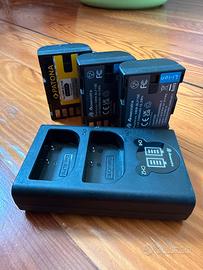 Batterie panasonic GH5 + caricabatterie