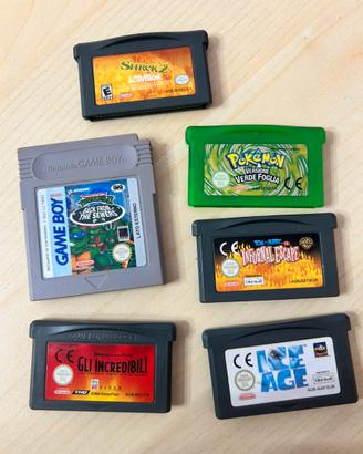 Giochi gameboy, pokemon verde foglia