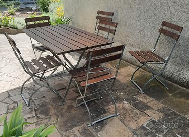 Set da giardino, tavolo e sedie Bavaria 