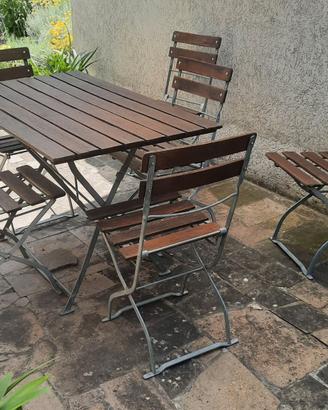 Set da giardino, tavolo e sedie Bavaria 