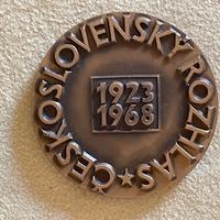 Medaglia Bronzo Radio Praga 1968