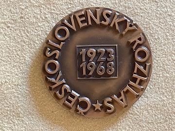 Medaglia Bronzo Radio Praga 1968