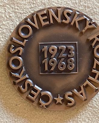 Medaglia Bronzo Radio Praga 1968