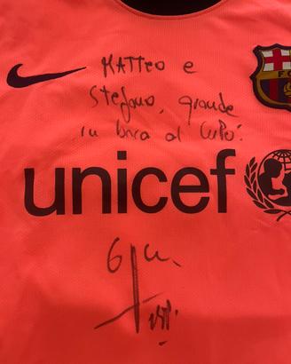 MAGLIA FC BARCELONA AUTOGRAFATA DA PEP GUARDIOLA