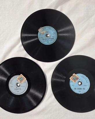 78 giri Disques Inovat - 3 dischi in gommalacca an