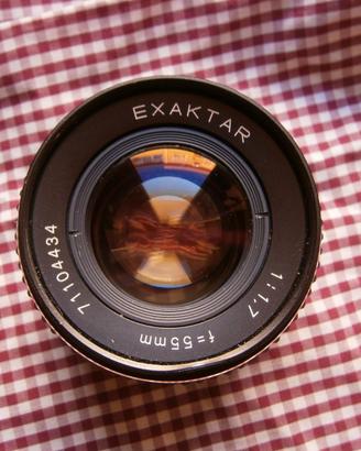 EXAKTAR 55mm 1:1,7+Kenko TO-R auto 2X