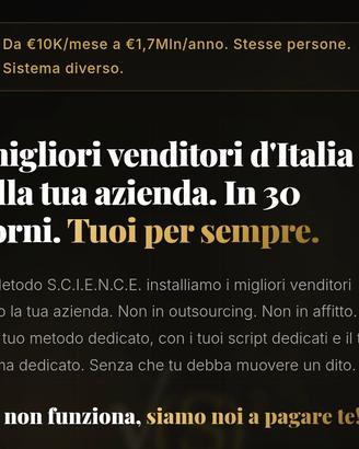 Cerchi un direttore commeciale