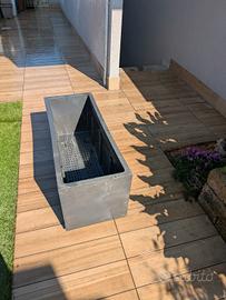 vaso con rotelle 90*40