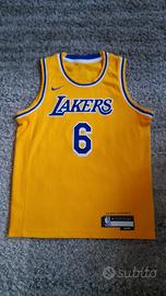 Maglia basket Lakers originale taglia M bimbo