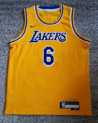 Maglia basket Lakers originale taglia M bimbo