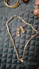 Set Elegante Girocollo e Orecchini con Strass