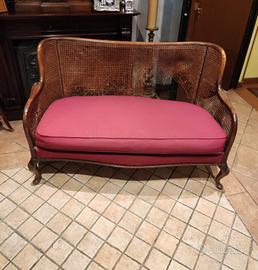 divano in paglia di Vienna midollino primi 900