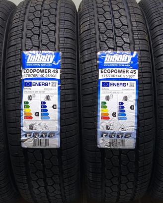 4 GOMME NUOVE 175 70 14C INFINITY