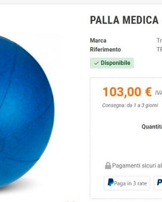 PALLE  MEDICHE 10KG e 2KG