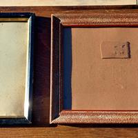 Due cornici antiche vintage per foto