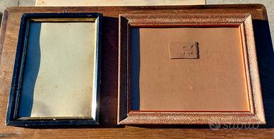 Due cornici antiche vintage per foto