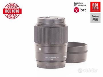 Sigma 30 F1.4 DC DN C (Fujifilm)