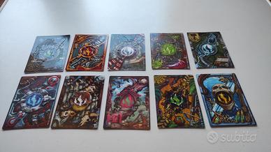 10 carte Fantasy Riders Edicion Limitada Panini 