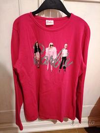 Maglia Barbie fucsia glitter originale OVS 12 anni