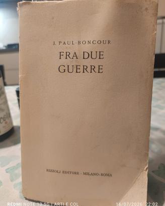 tra due guerra  di j.paul boncour