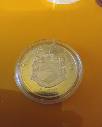 MONETA 5 ECU LIECHTENSTEIN