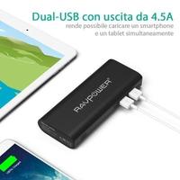 CARICABATTERIE PORTATILE 10400mah