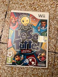 Le so tutte - Gioco italiano Nintendo Wii