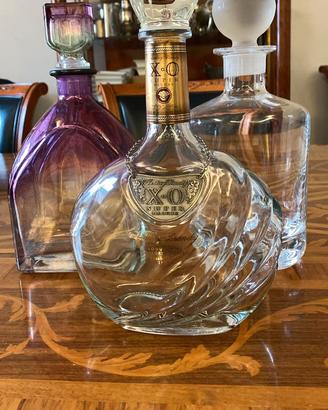 3 bottiglie liquore vintage vetro