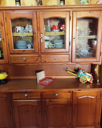 Credenza con alzata come nuova