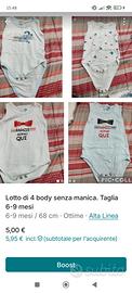 Lotto di abbigliamento taglia 68