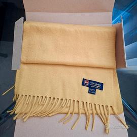 Sciarpa cashmere Colombo gialla