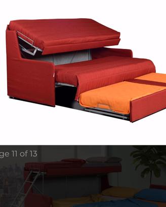 Divano letto trio
