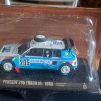 modellino Peugeot 205 turbo 16 1988 De Agostini 
